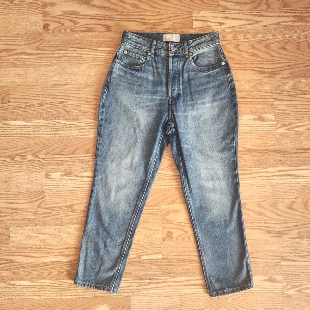 NWT Everlane The Curvy 90s Straight Jean, Size 27 Crop